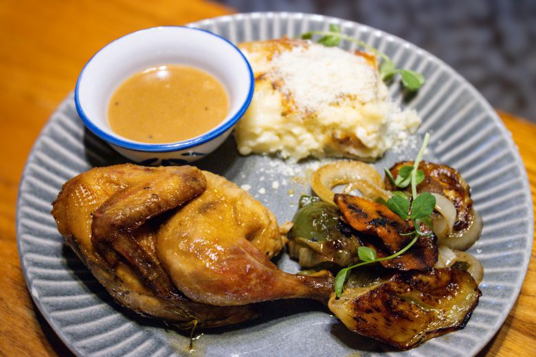 Roasted Hen Dish at Ocean Point Resort and Spa, St. John’s, Antigua